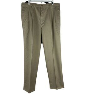 Farah Khakis Mens Pants 100% Cotton Size 36x30 Khaki